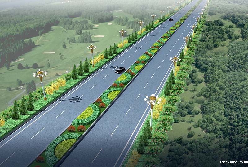 新乡经济技术开发区经三路太阳能路灯改造